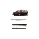 Itaqi Honda Civic FD6 Sıyırıcı Fitil Lastik+Krom Set 4 Kapı 2006-2012
