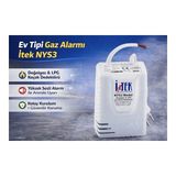 İtek Itek Gaz Alarm Cihazı Dedektörü - Doğalgaz ve Lpg Algılayıcı (Gazmer ve Tse Onaylı) - Beyaz