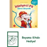 Itfaiyeci Fil Görev Başında + Boyama Kitabı