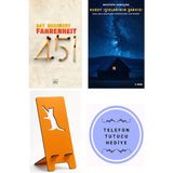 İthaki Yayınları Fahrenheit 451 - Ray Bradbury + Kuzey Işıklarının Şarkısı + Telefon Tutucu
