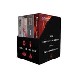 İthaki Yayınları Kara Dörtleme Kutu Set: 1984, Cesur Yeni Dünya, Biz, Fahrenheit 451 Ciltli 1368 Sayfa