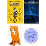 İthaki Yayınları Şamatalı Köy'de Neler Oluyor? - Astrid Lindgren + Kuzey Işıklarının Şarkısı + Telefon Tutucu
