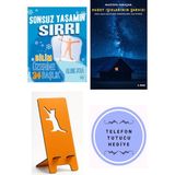 İthaki Yayınları Sonsuz Yaşamın Sırrı ve Bilim Üzerine Ilgi Çeki... - Alok Jha + Kuzey Işıklarının Şarkısı + Telefon Tutucu
