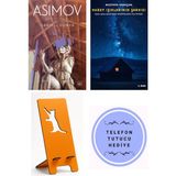 İthaki Yayınları Vakıf ve Dünya - Vakıf Serisi - Isaac Asimov + Kuzey Işıklarının Şarkısı + Telefon Tutucu