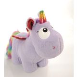 İthal 1. Kalite Peluş Tek Boynuzlu, Kanatlı Unicorn Pony, AT 50cm Lila