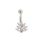 İTHAL 8 MM KUĞU GÜMÜŞ GÖBEK PIERCING