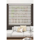 Ithal Bambu Ekru Zebra Stor Perde Eteği Düz (1.kalite Alüminyum Kasa Metal Ayak - 30 x 40