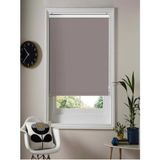 Ithal Bambu Koyu Gri Stor Perde Etek Dilimsiz - 110 x 260 cm
