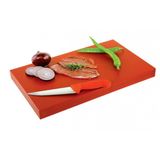 İthal Extra Sert Polietilen Plastik Polietilen Kesim Panosu Zom 40X25x2 Cm Kırmızı