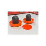 İthal Kırmızı Renk Aır Hockey 2 Adet Elcik Ve 1 Adet Disk Havalı Hokey Masası Tutamaç ve Topu