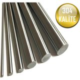İTHAL Paslanmaz Çelik Çubuk Dolu (Mil) 304 Kalite - 50 cm - Çap: 45mm