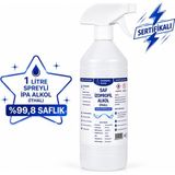 İTHAL SAF İzopropil Alkol %99,8 Saflık - 1 Litre Sprey Şişe Temizlik kimyasalı