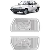 İTHAL Skoda Favorit , Forman 1988 - 1995 Uyumlu Sağ + Sol Far Camı Takım 2 Adet 115920200 115920201