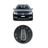 İthal Vw Volkswagen Passat B7 2011-2014 Uyumlu Far Açma Anahtarı Auto Özellikli Krom Detaylı 3C8941431a