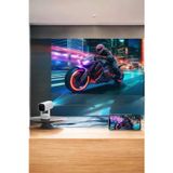 İthalat® Akıllı Projeksiyon Powerbankli Taşınabilir Sinema Projektörü 4K Hd Kaliteli