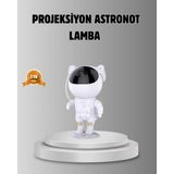 İthalat® Astronot Galaksi Projeksiyon Lambası Bluetooth Bağlantılı Uzaktan Kontrollü