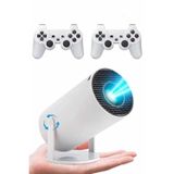 İthalat® Ayaklı Oyun Projeksiyonu Çift Kollu Taşınabilir Sinema Projektörü