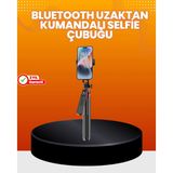 İthalat® Ayarlanabilir Telefon Tripodu Selfie Stick Çok Açılı Çekim
