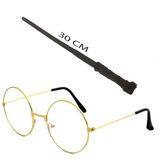 İthalat® Harry Potter Asası 30 Cm Metal Harry Potter Gözlüğü