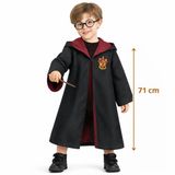 İthalat® Harry Potter Çocuk Bebek Kostüm Seti – Asa Gözlük Pelerin 71 Cm (2-4 Yaş)