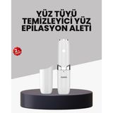 İthalat® Led Işıklı Yüz Epilasyon Aleti Hassas Ağrısız Tüy Alma