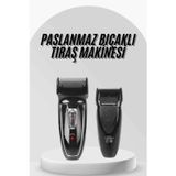 İthalat® Sakal Kesme Makinesi Yanak Tıraş Makinesi Hassas Ciltlere Özel Profesyonel