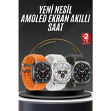 İthalat® Tüm Telefonlara Uyumlu Akıllı Saat Uyku Takibi Nabız Ölçer Adım Sayar