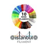 ithalattan 3D Kalem Yazıcı için 10 Renk (10x2 metre) 20 Metre PLA Filament
