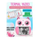 İTHALCİM Print Camera Çocuk Fotoğraf Makinesi Dijital HD Video Kamera Anlık Termal Resim Kağıt Baskılı Yazıcı