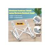 İTHALCİM Taşınabilir Notebook Holder Standı Alüminyum Dizüstü Destek Katlanabilir Macbook Pro Klavye Tutucu