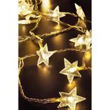 iThink Original Accessories iThink 20 LED Yıldızlı Dekor Işık – fişli Sıcak Sarı Işık, Yılbaşı Parti Ev Dekorasyon Ledi