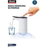 iThink Şarjlı Damacana Su Pompası Silikon Malzeme ile Kolay Kullanım 1 Adet