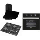 İtimat 6021-5031-7030 Siyah 3'lü Ankastre Set