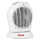 İtimat Itimat 2000 W Osilasyonlu Oval Elektrikli Isıtıcı 10652 Beyaz Renkli Zemin Kullanımı İçin Özel Tasarım
