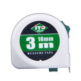İto Kilit 12’li Set - Darbeye Dayanıklı Şerit Metre 3m x 16MM - Kemer Klipsli