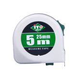 İTO Kilit 12’li Set - Darbeye Dayanıklı Şerit Metre 5m x 25mm - Kemer Klipsli