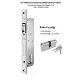 İto Kilit 159E/25 Alüminyum Makaralı Çarpma Kapı Kilidi Seti (25 Mm - 254/62K Barelli)
