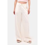 it's basic Kadın Kırık Beyaz s6-101 Palazzo Fit Bol Kesim Pantolon