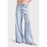 It's Basic Kadın Snow Kot Rengi Hera 17S5-3 Palazzo Fit Denim Pantolon - 36
