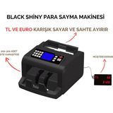 Its Black Shiny Para Sayma Makinası (Tl,euro Sahte Ayırır)