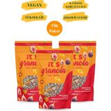 It's granola 3'lü Paket - İncirli ve Kayısılı - 240 gr - 720 gr