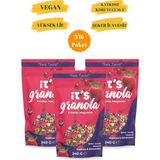 It's granola - 3'lü Paket - Kırmızı Meyveli - 240 gr - 720 gr