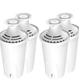 IT'S PURE EXPERT Brita Sürahi Dispenserleri için Standart Su Filtresi Değişimi 4 Paket