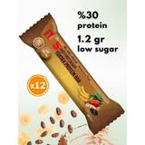 it's Yüksek Protein Bar - Muz Kakao Aromalı - 40G x 12 Adet - 12 x 40 gr