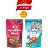 it's Yüksek Protein granola 2'li Paket - Hindistan Cevizli- Şekersiz Çikolatalı 240 gr