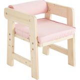 Itsy Bitsy Kids Pembe Masif Çocuk Oyun Masası Sandalyesi - Standart