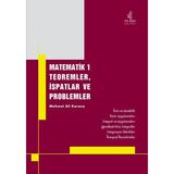 İTÜ Vakfı Yayınları İTÜ VAKFI YAYINLARI Matematik I Teoremler- İspatlar- Problemler