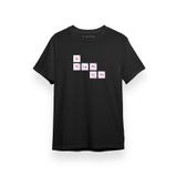 ITZY Periodic Table Siyah Kısa kol Erkek Tshirt
