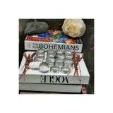 iv candles 50 Adet Boş Standard Tealight Teneke Mum Kapsülü Gri