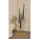 Iv Candles 6lı Zümrüt Yeşili Varaklı Şamdan Mumu - 6 Adet